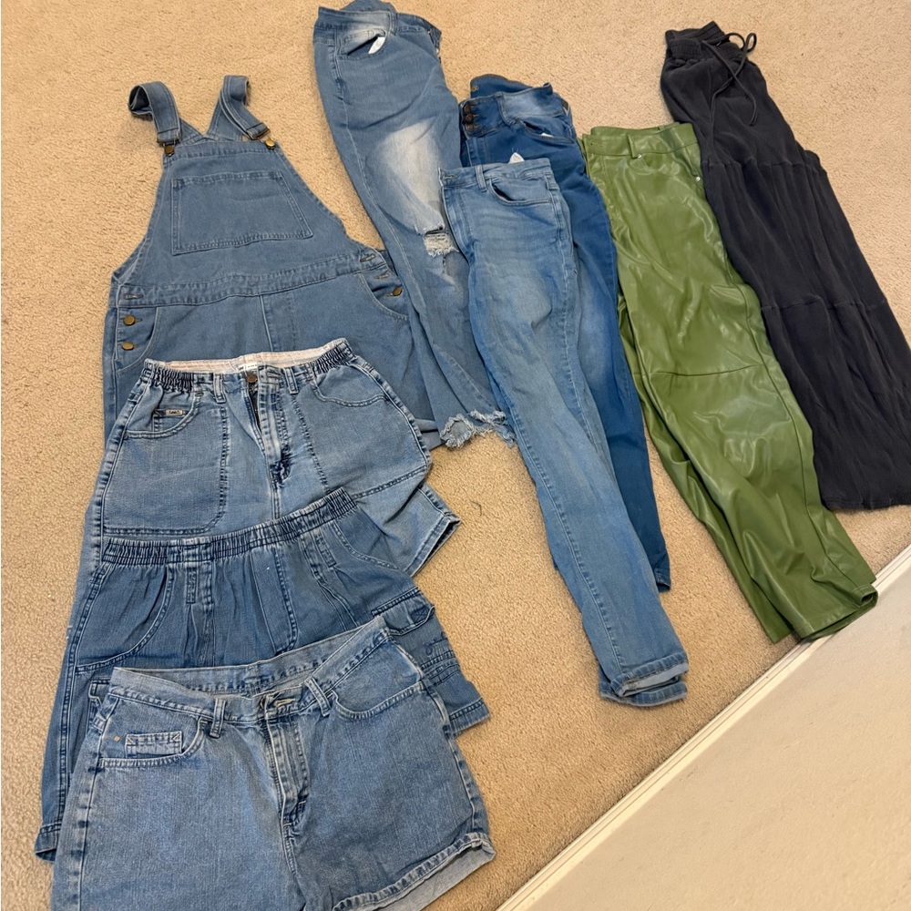 Assorted shorts and pants
